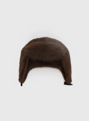 Anzella – Earthy brown – Trapper hat