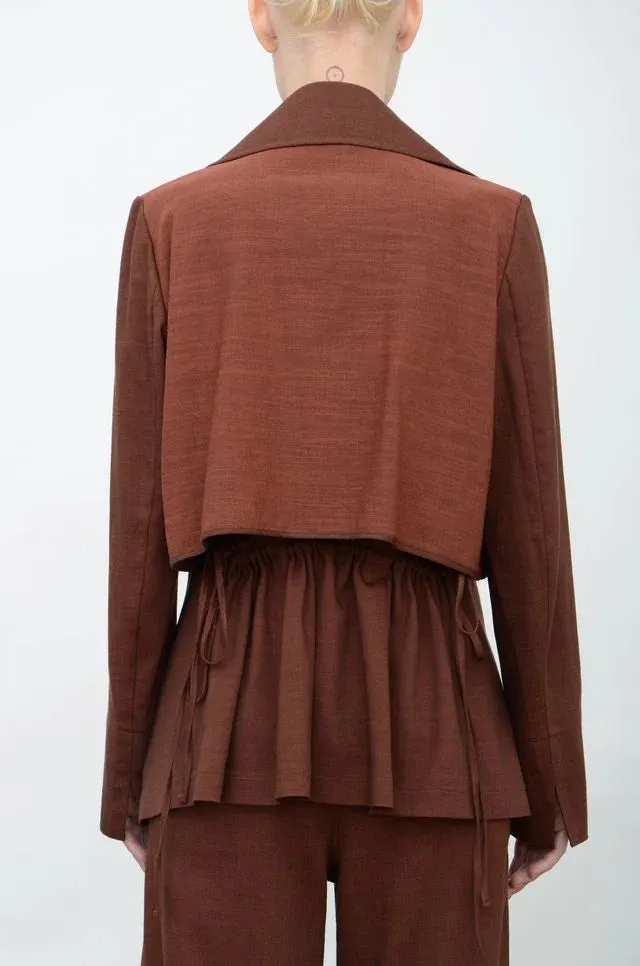 Artemis Short Trench | Brick