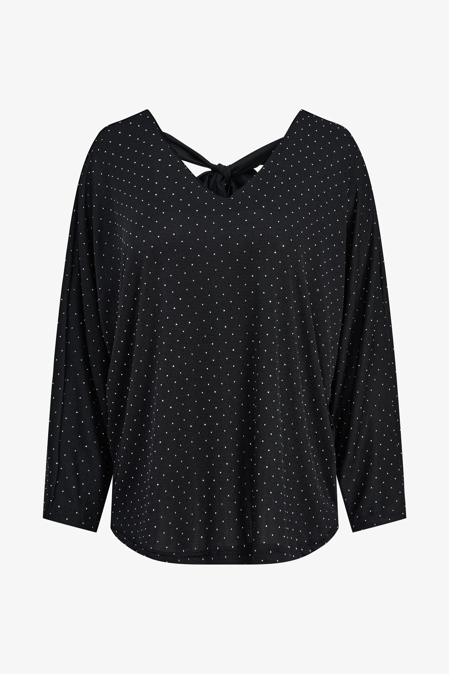 Back Tie Polka Top | Ema&Carla