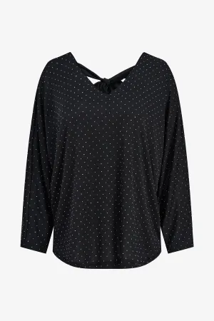Back Tie Polka Top | Ema&Carla