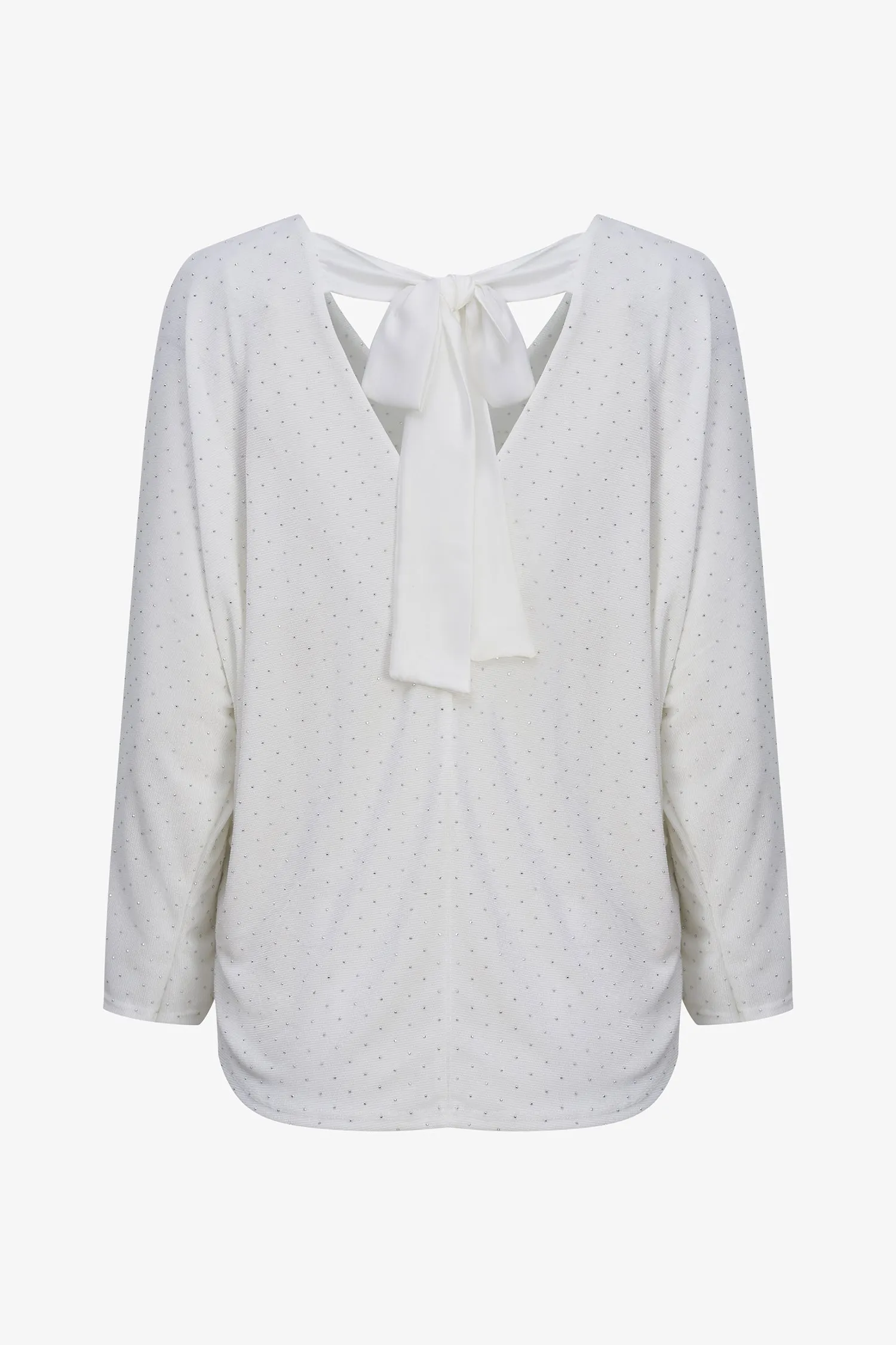 Back Tie Polka Top | Ema&Carla