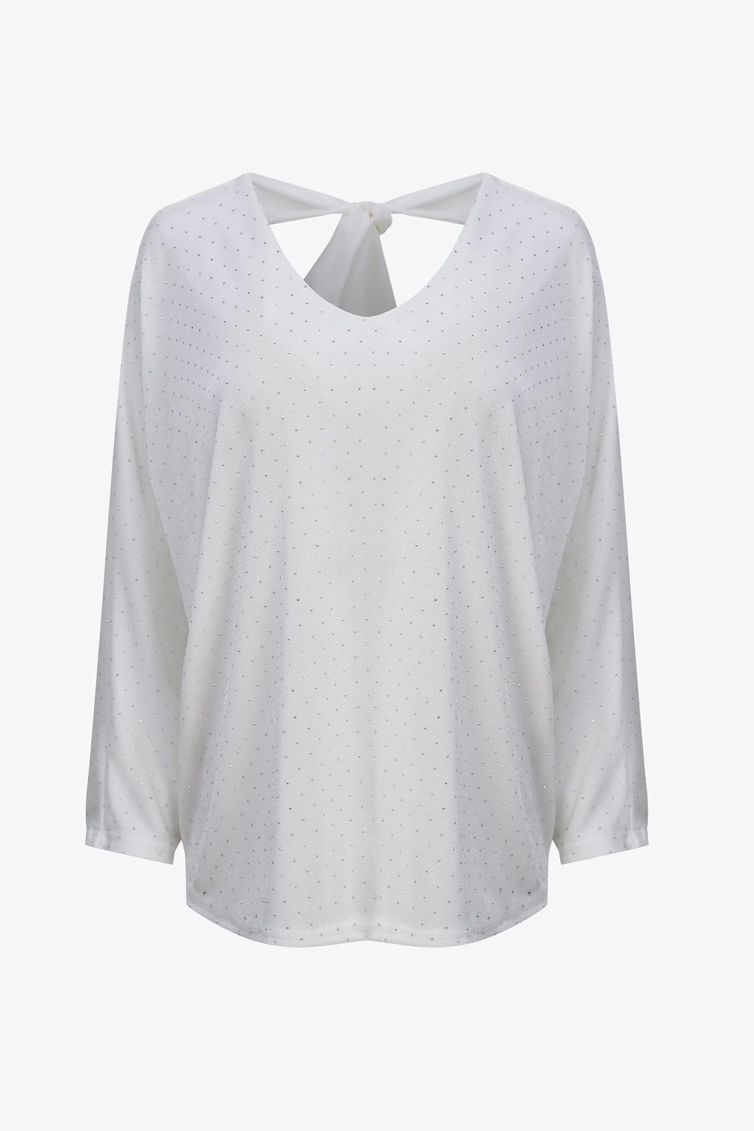 Back Tie Polka Top | Ema&Carla