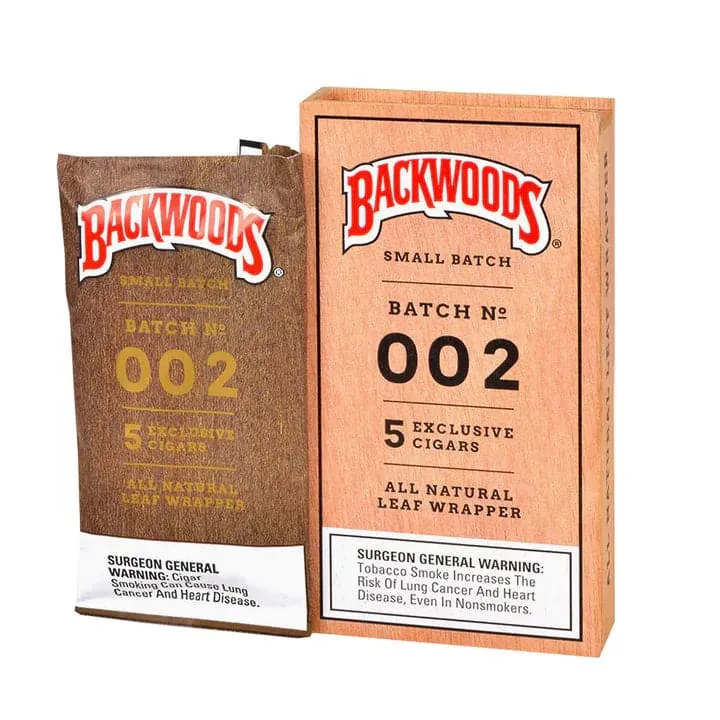 Backwoods Cigar Wraps Small Batch 002 8ct Box