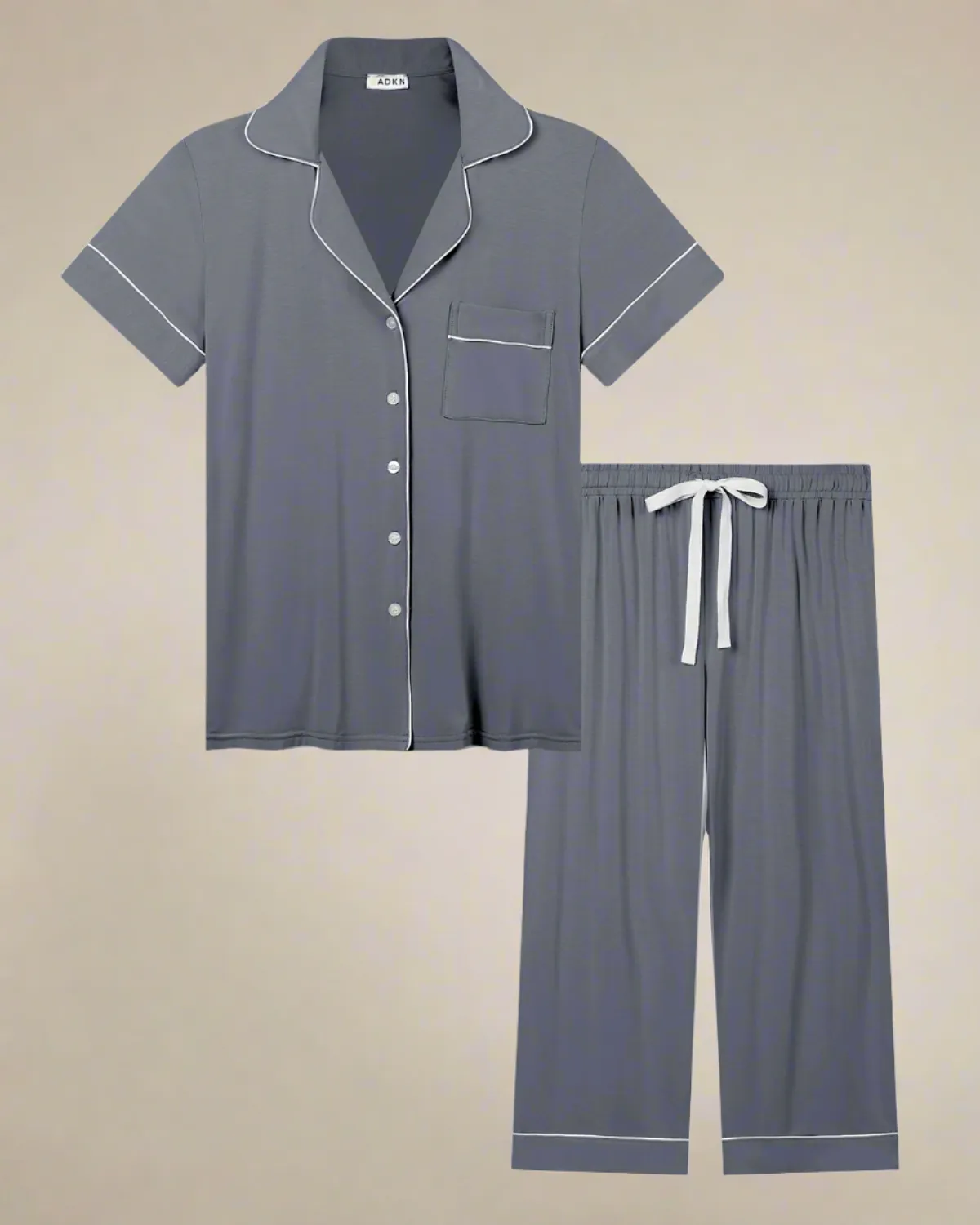 Bamboo Summer Cropped Pyjamas