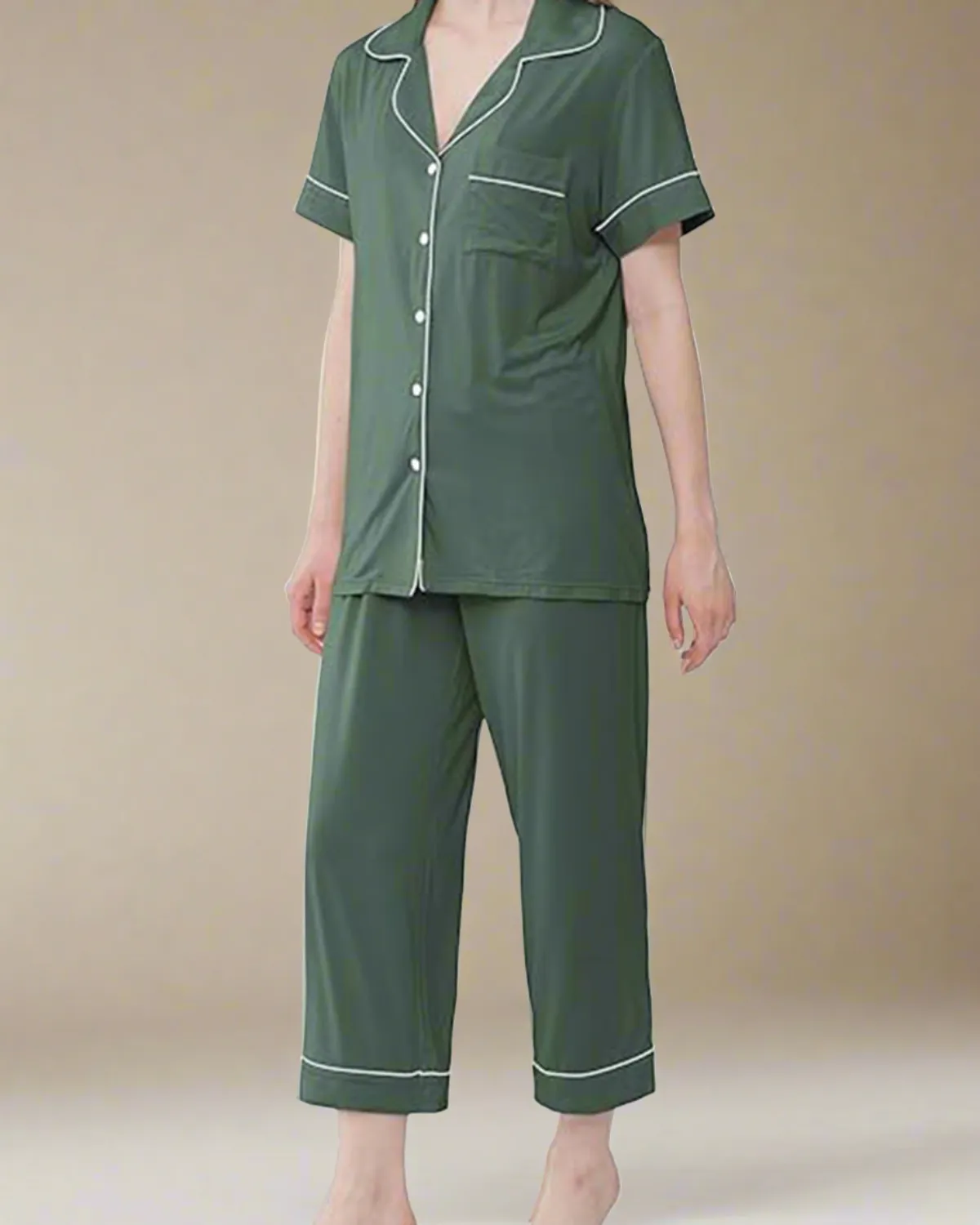 Bamboo Summer Cropped Pyjamas