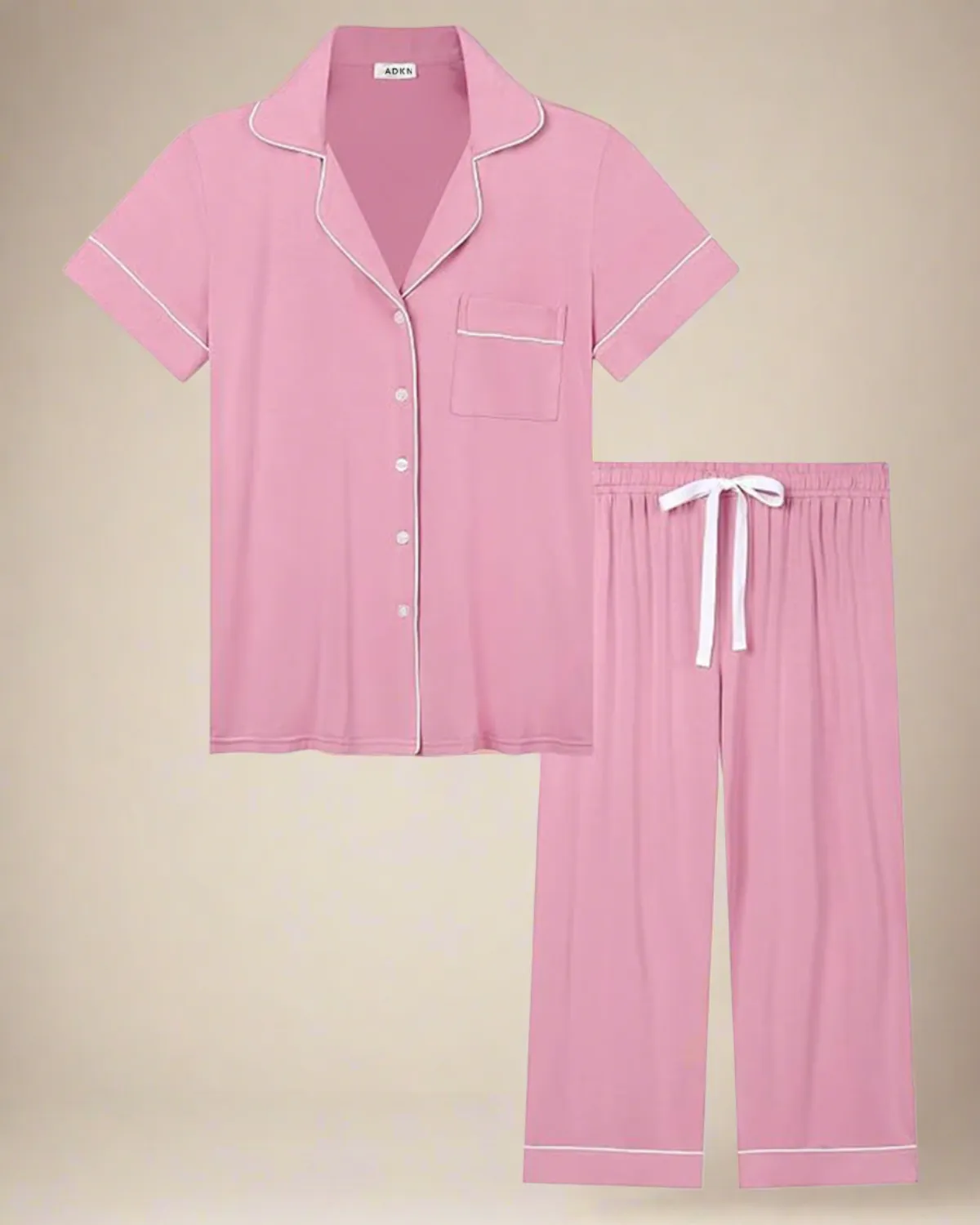 Bamboo Summer Cropped Pyjamas