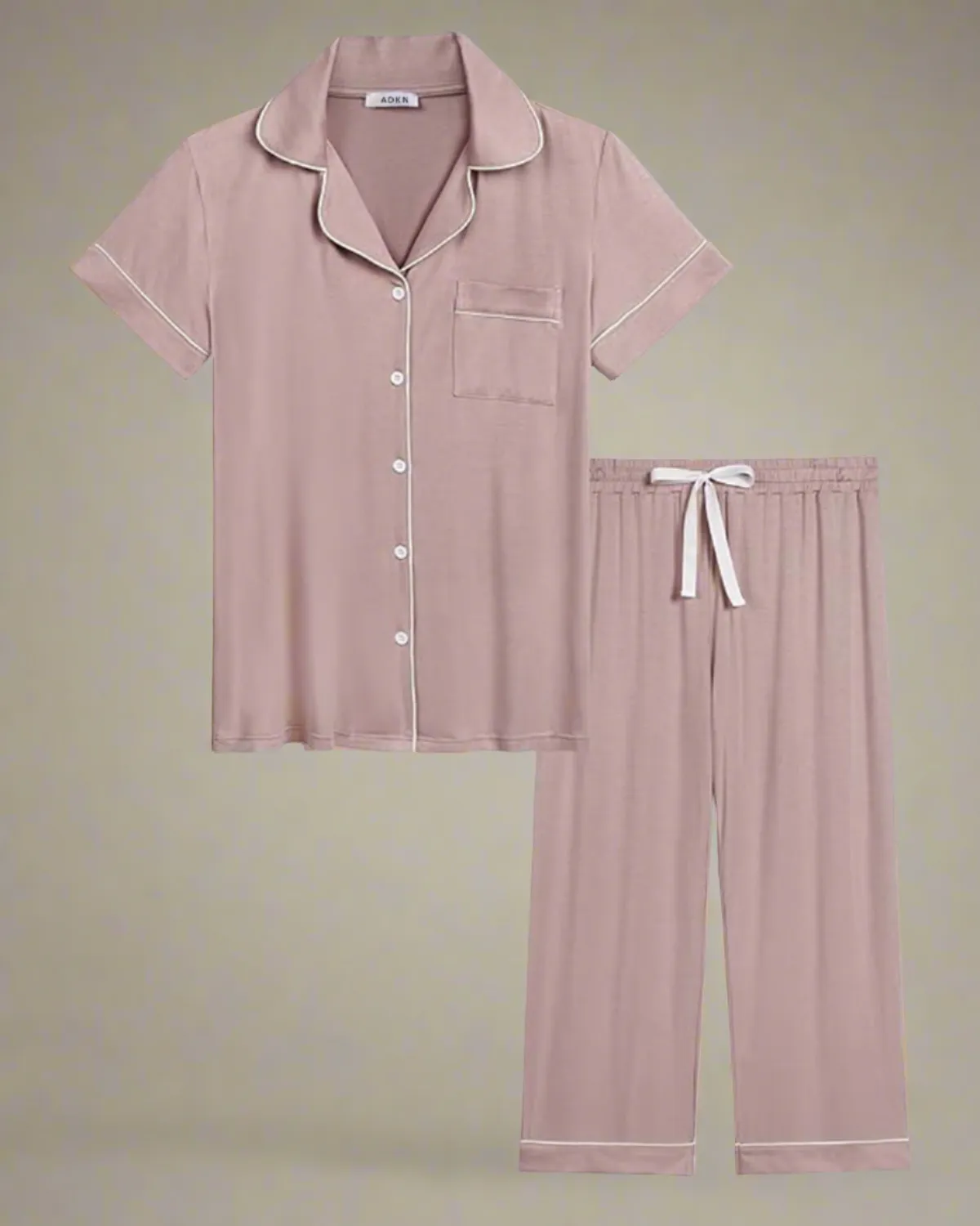 Bamboo Summer Cropped Pyjamas