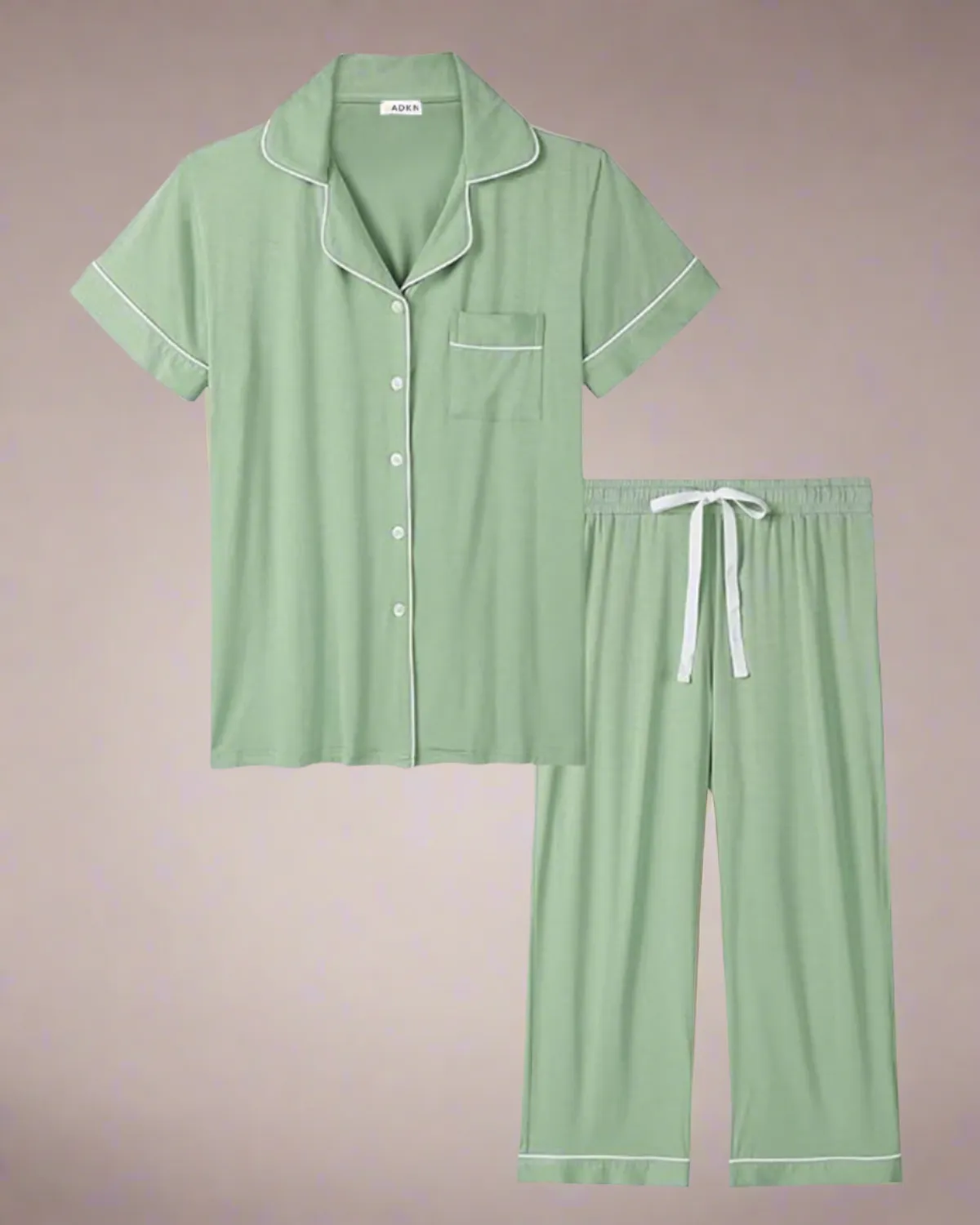 Bamboo Summer Cropped Pyjamas