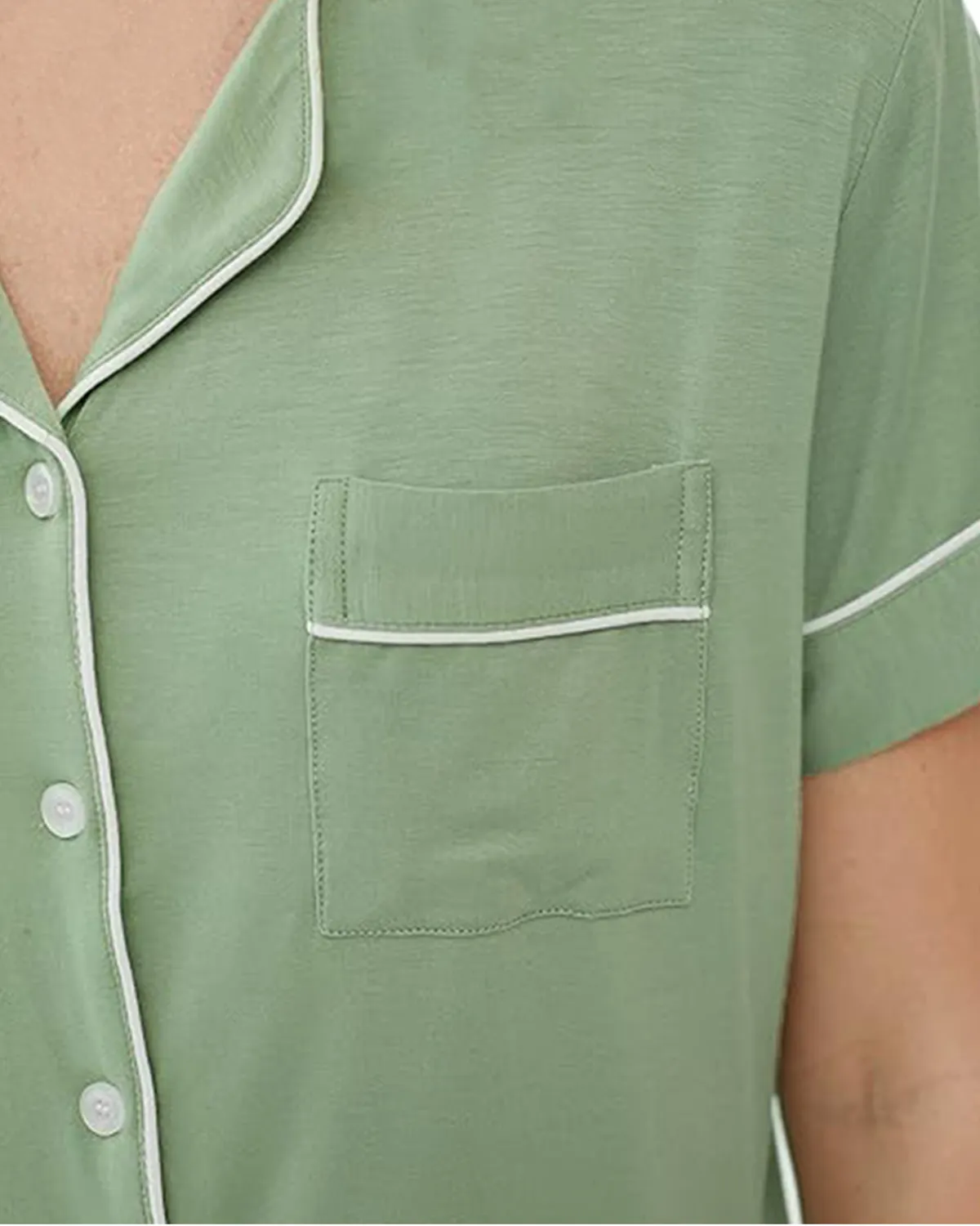 Bamboo Summer Cropped Pyjamas