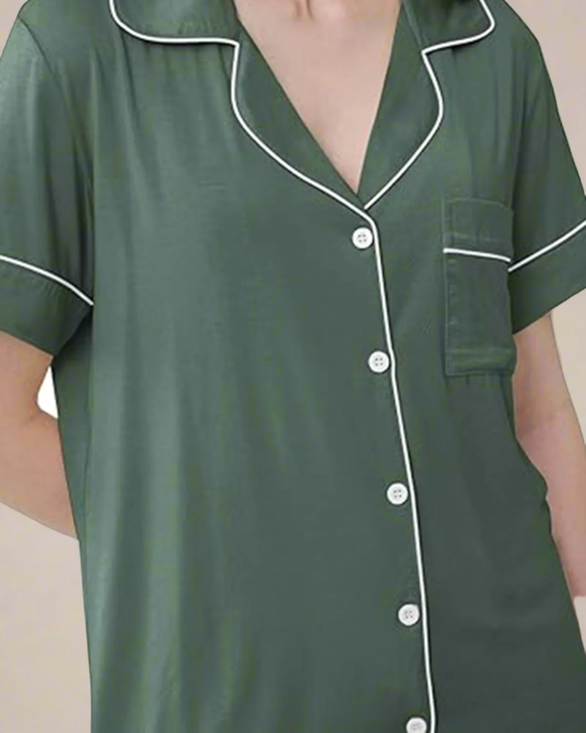 Bamboo Summer Cropped Pyjamas