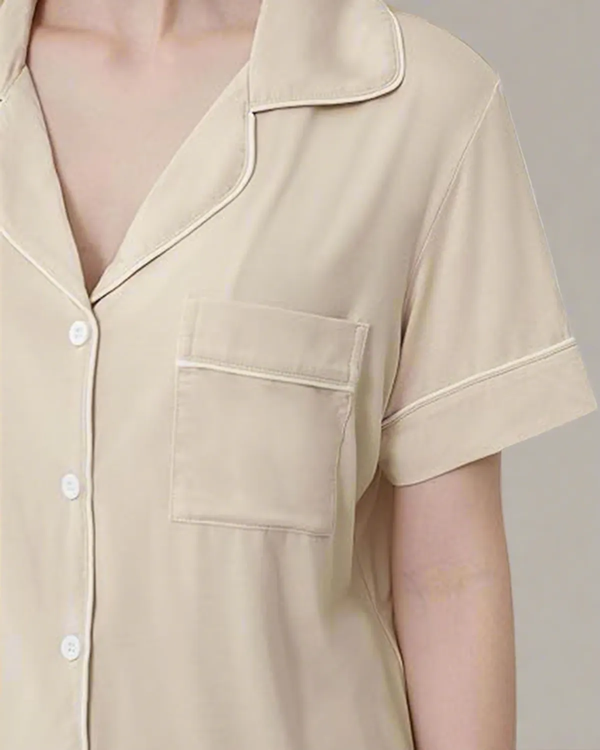 Bamboo Summer Cropped Pyjamas