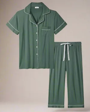 Bamboo Summer Cropped Pyjamas