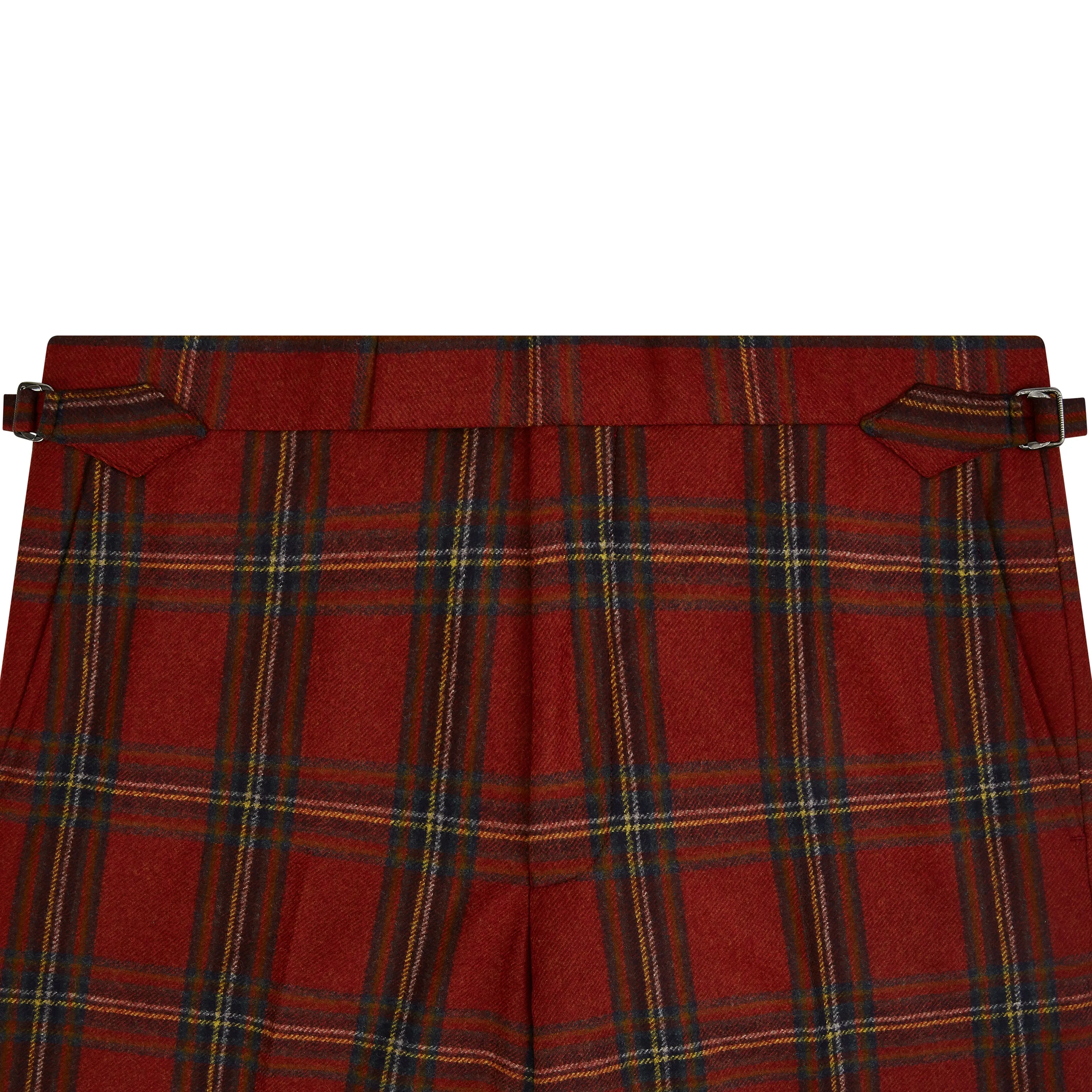 Barney Red Tartan Check Trousers