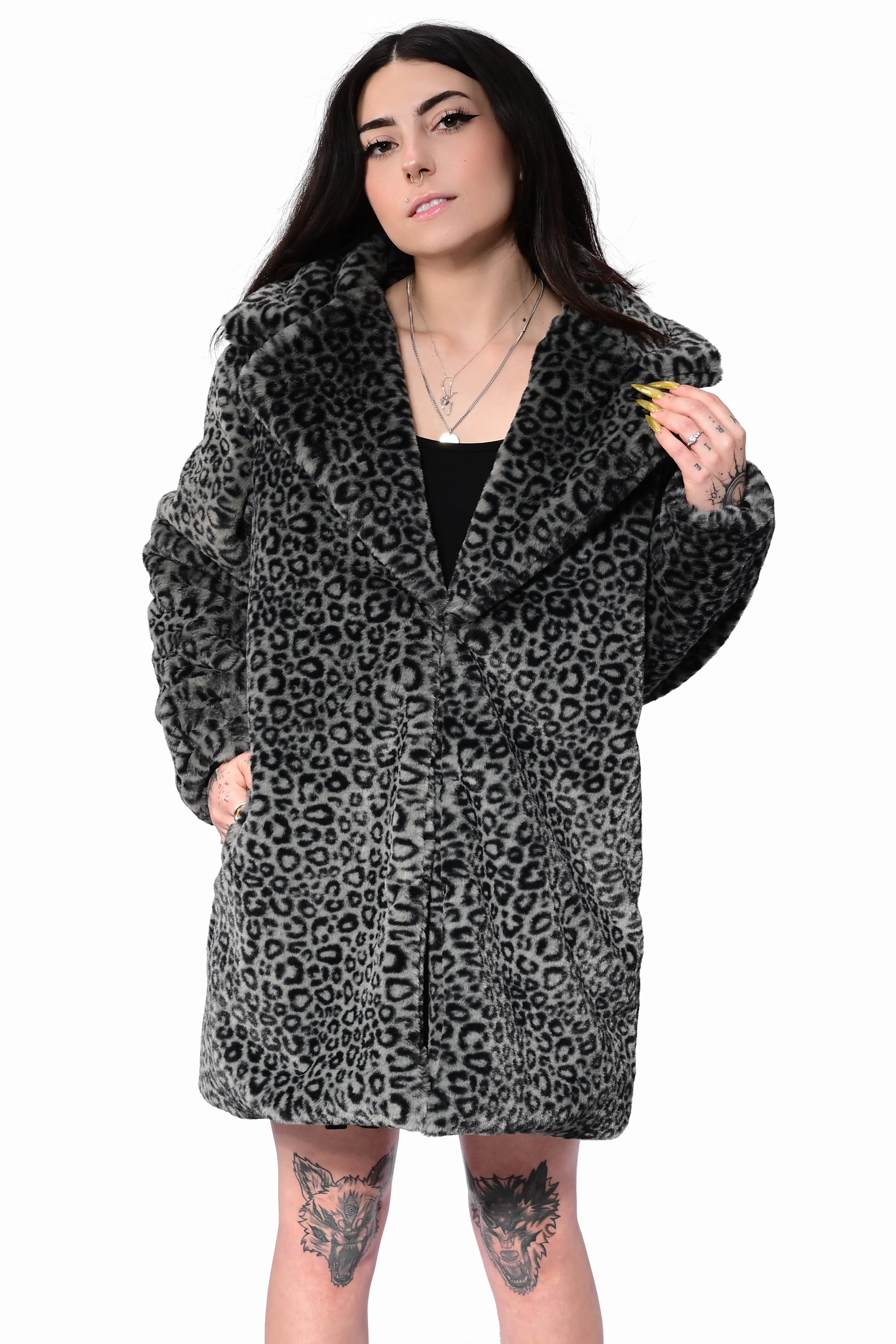 Charli Leopard Coat - Sign up for restock notifications