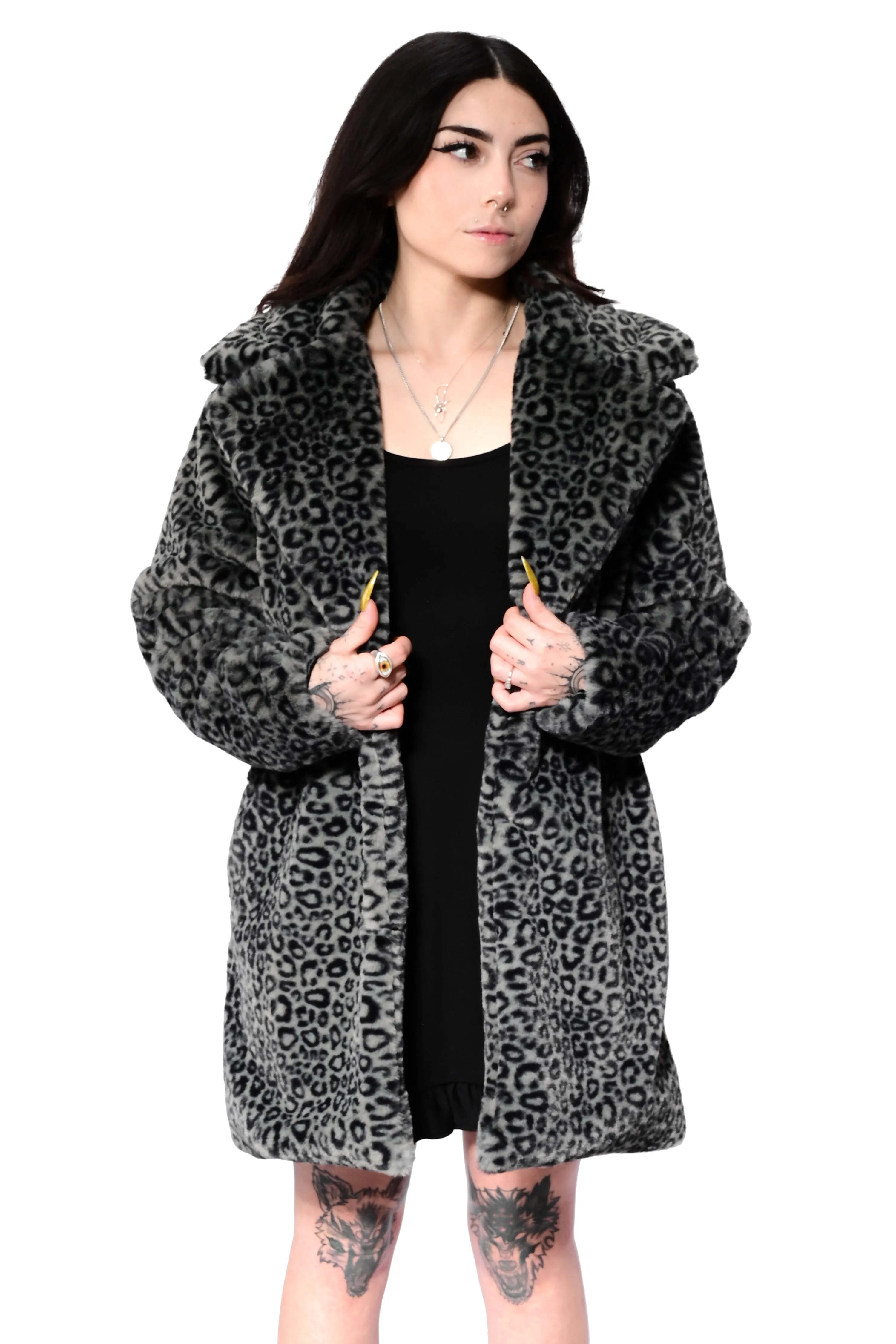 Charli Leopard Coat - Sign up for restock notifications
