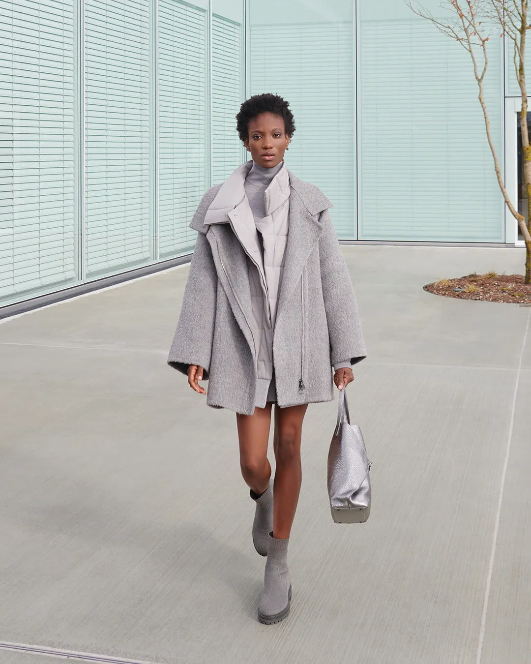 Fenix Alpaca Wool Two-In-One Coat