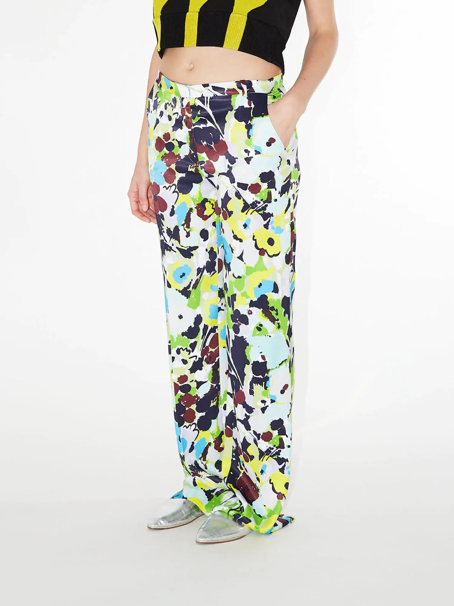 Flora Print Trousers