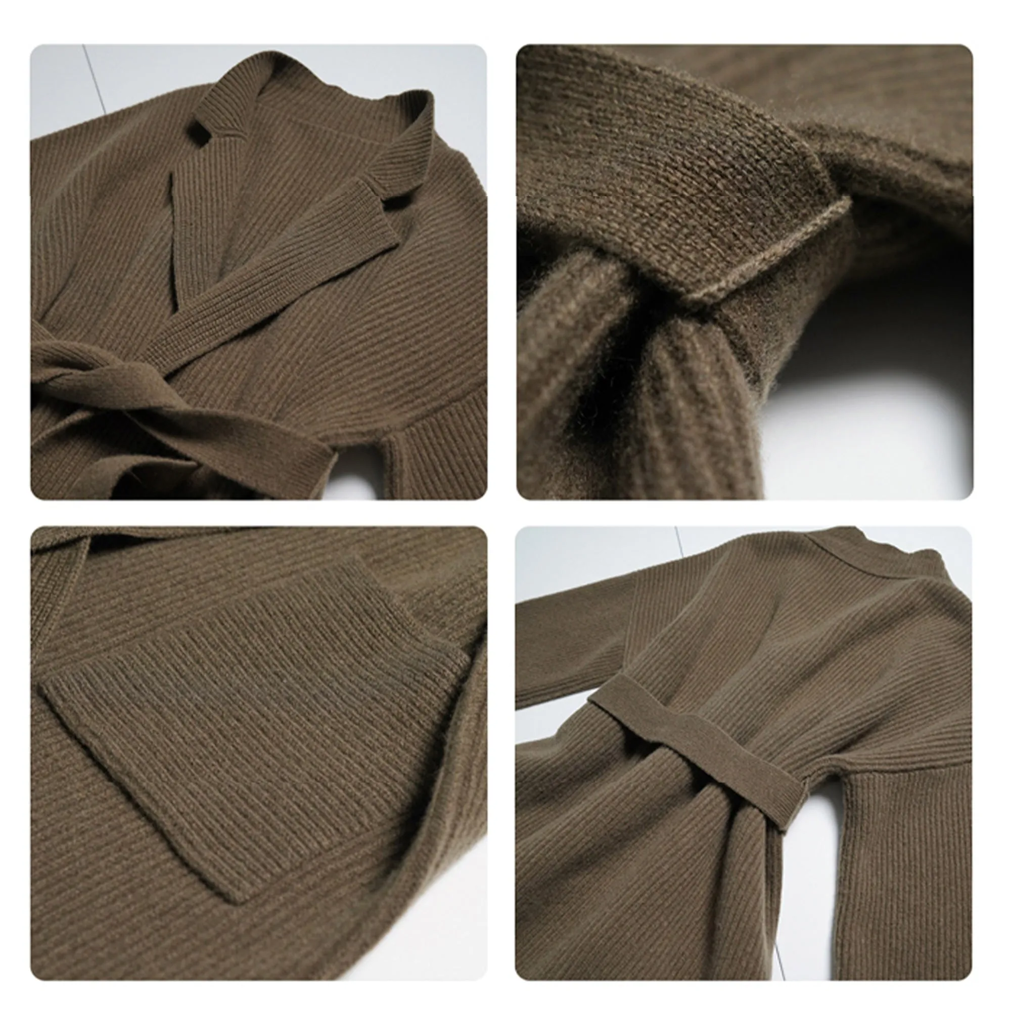 Knitted Slim Coat
