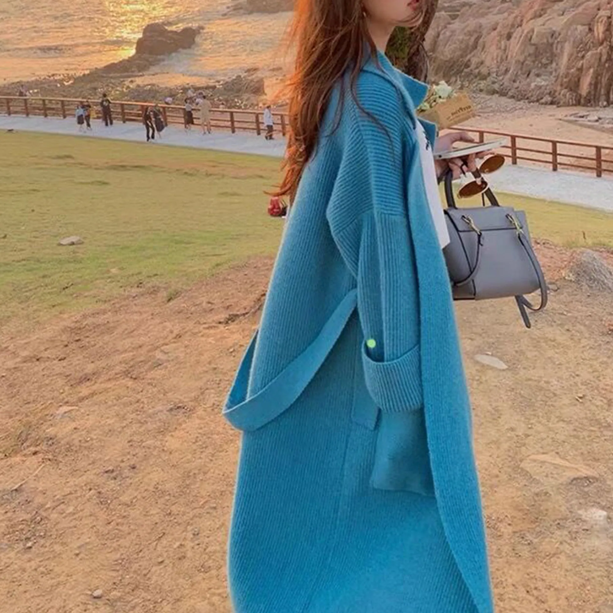 Knitted Slim Coat