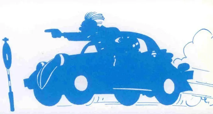 LE GARAGE DE FRANQUIN, SPIROU: FIAT 500 TOPOLINO 1937 "MYSTERE A LA FRONTIERE" - véhicule en résine 27 cm