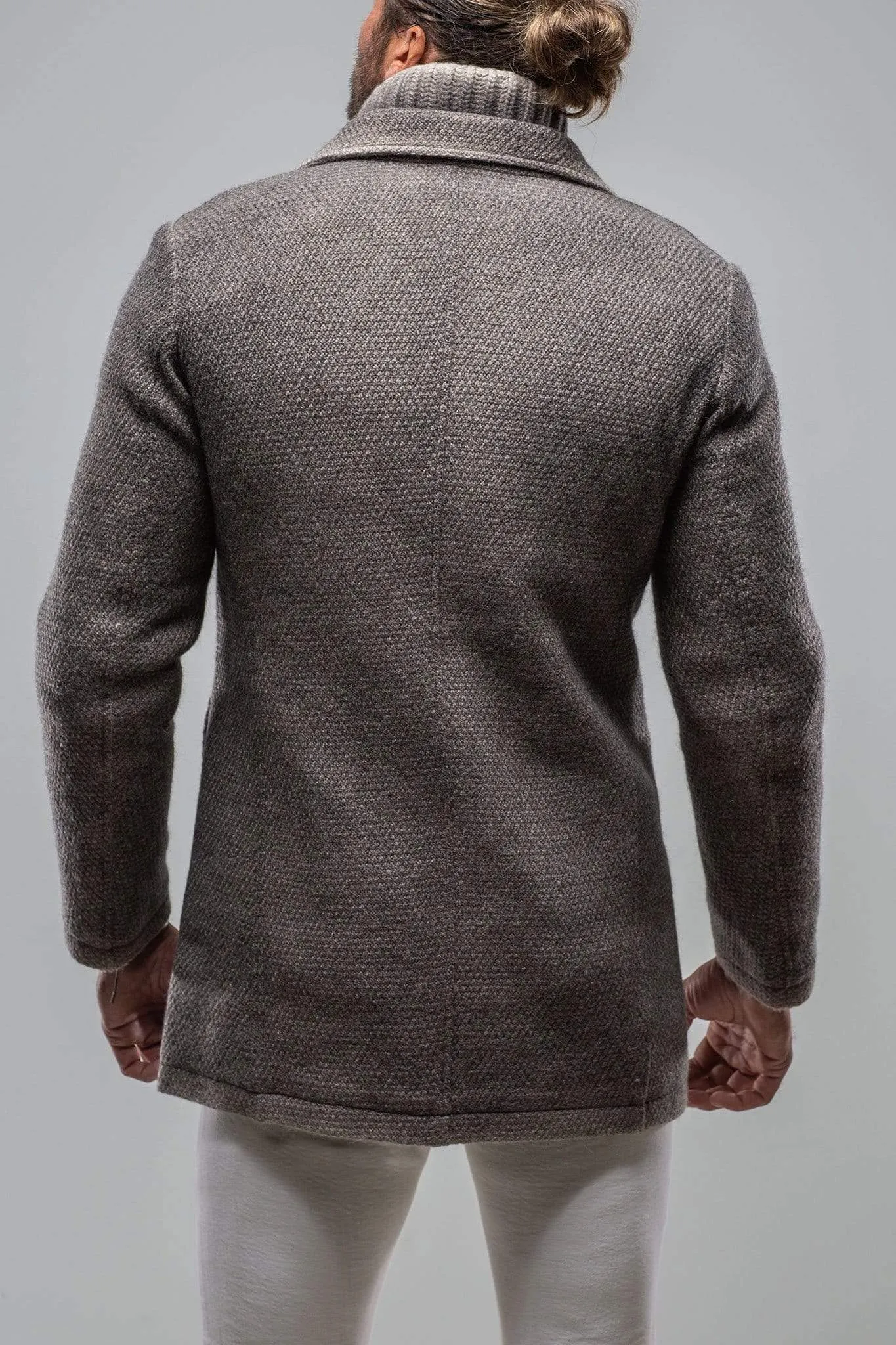 Leon Knit Jacket in Ice