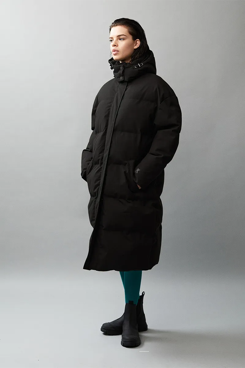PHOEBE B PADDY POLY R AW22 BLACK