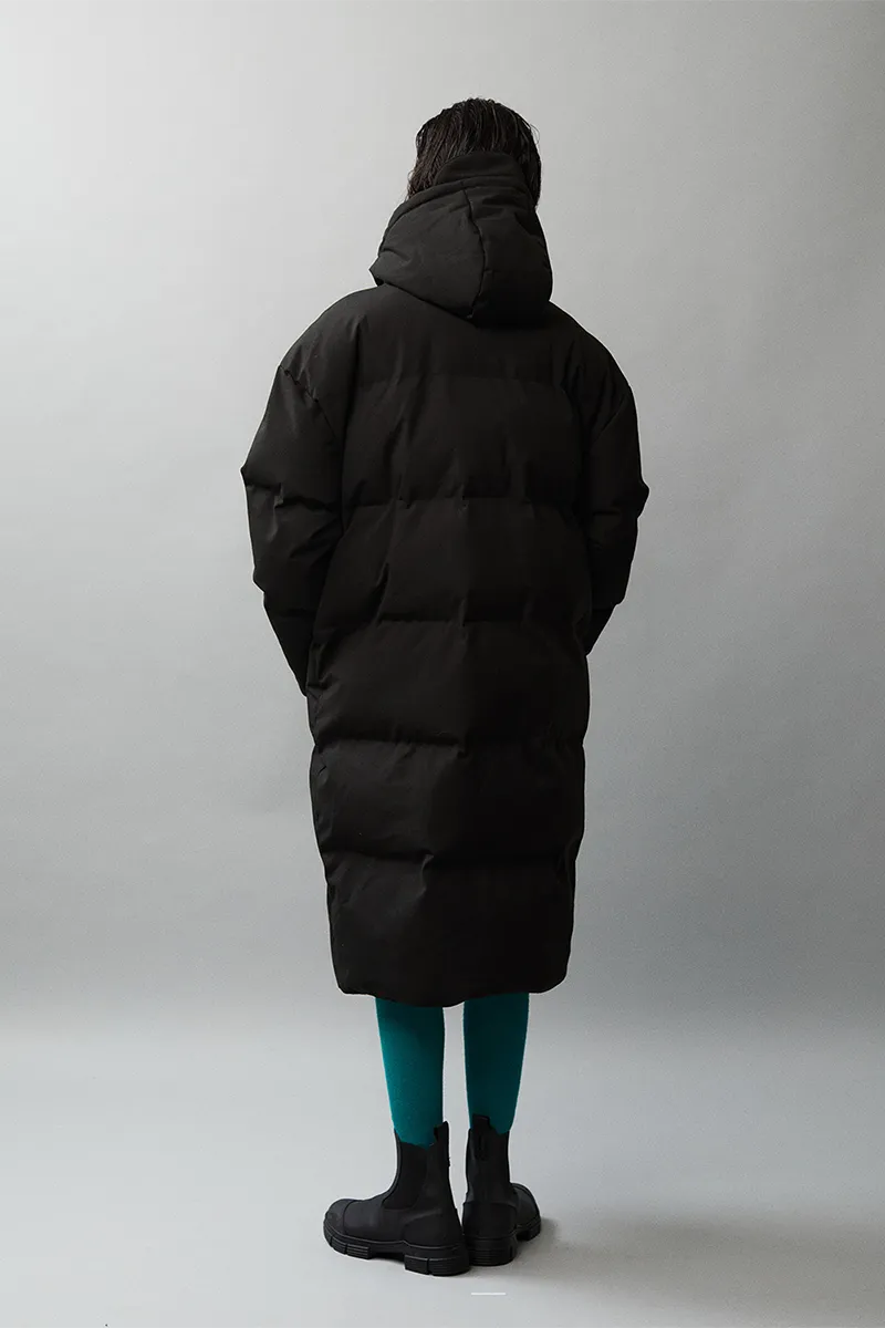 PHOEBE B PADDY POLY R AW22 BLACK