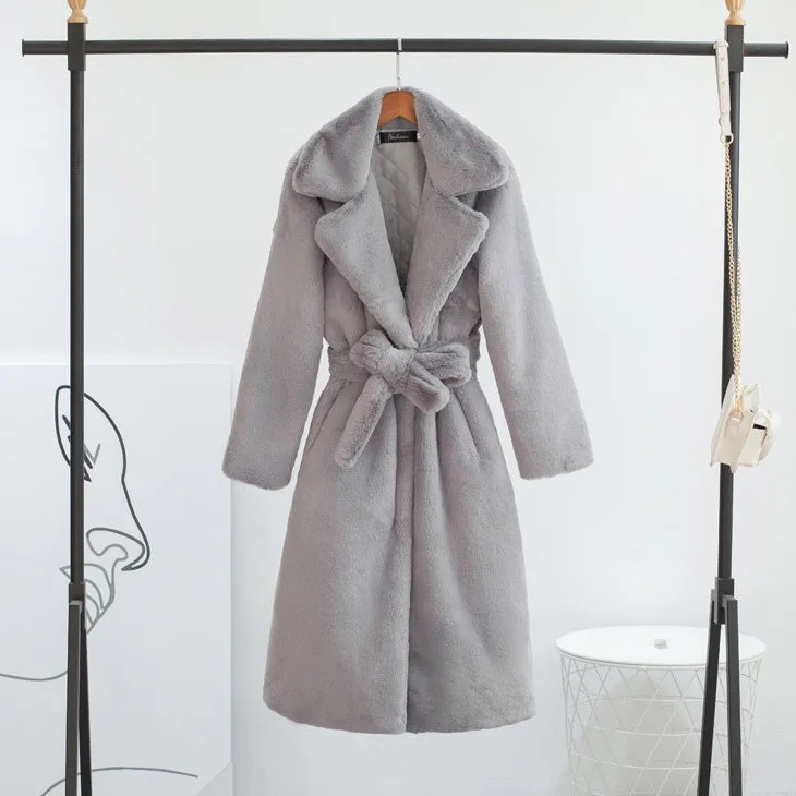 Premium Faux Fur Warm Coat