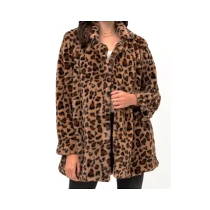 The Beth Leopard Fur Coat