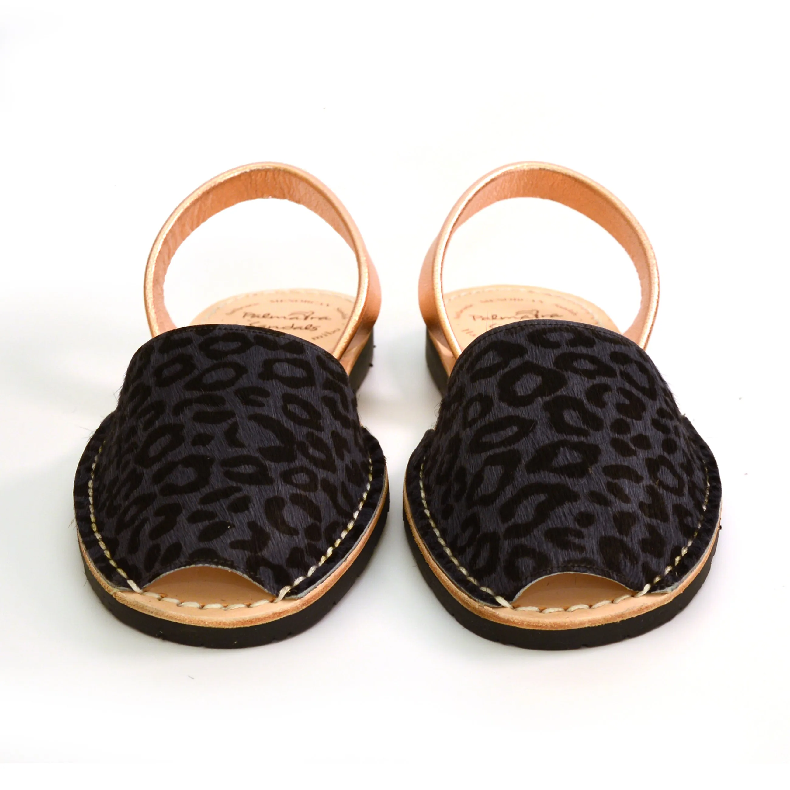 Zena Grey Leopard Avarcas